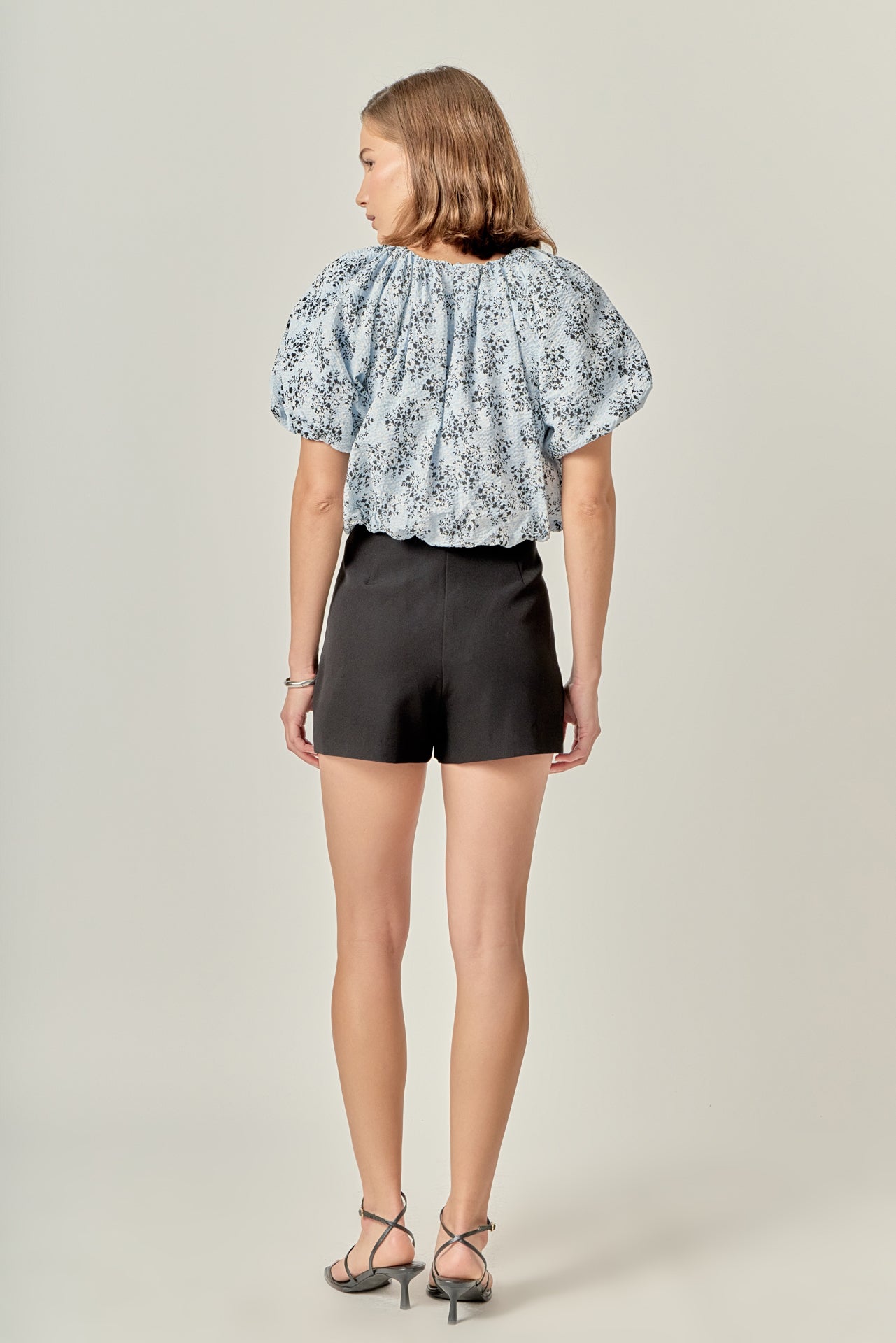ENGLISH FACTORY - Floral Voluminous Top - TOPS available at Objectrare