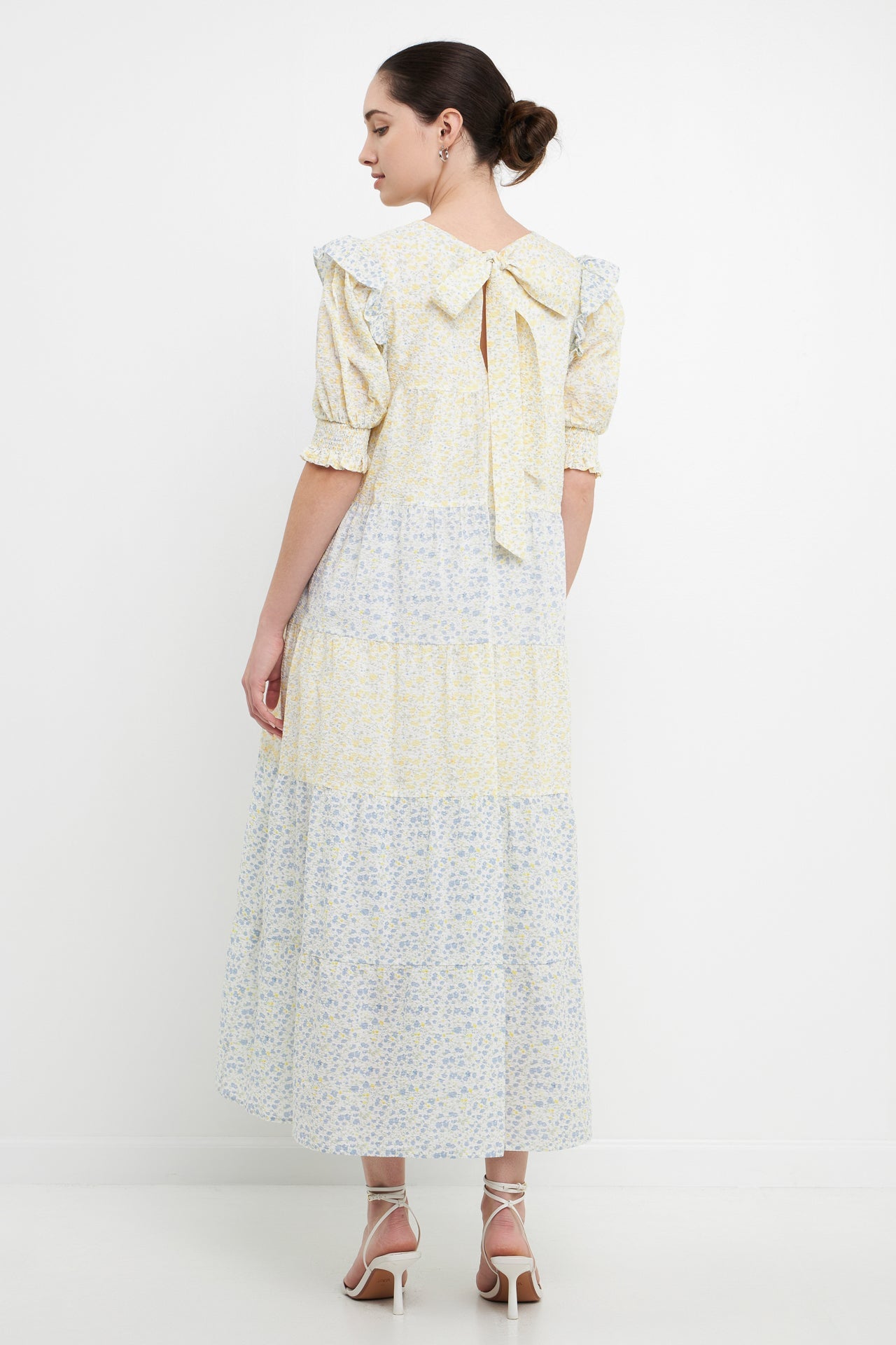ENGLISH FACTORY - Contrast Color Block Midi Dress - DRESSES available at Objectrare