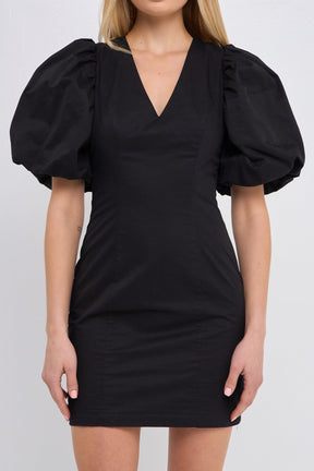 ENDLESS ROSE - Back Schrunchie Mini Dress - DRESSES available at Objectrare
