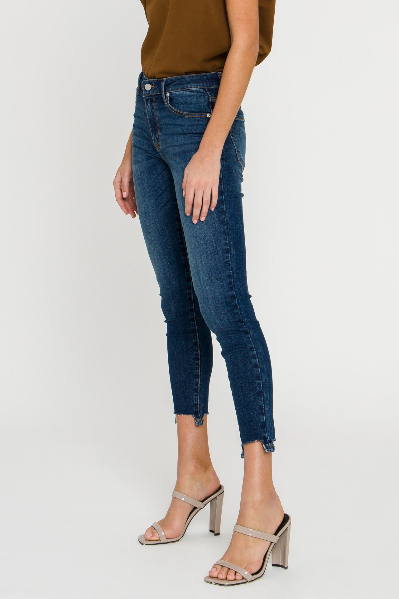 AFTER MARKET - After Market - Mid Rise Ankle Skinny Jeans - JEANS available at Objectrare