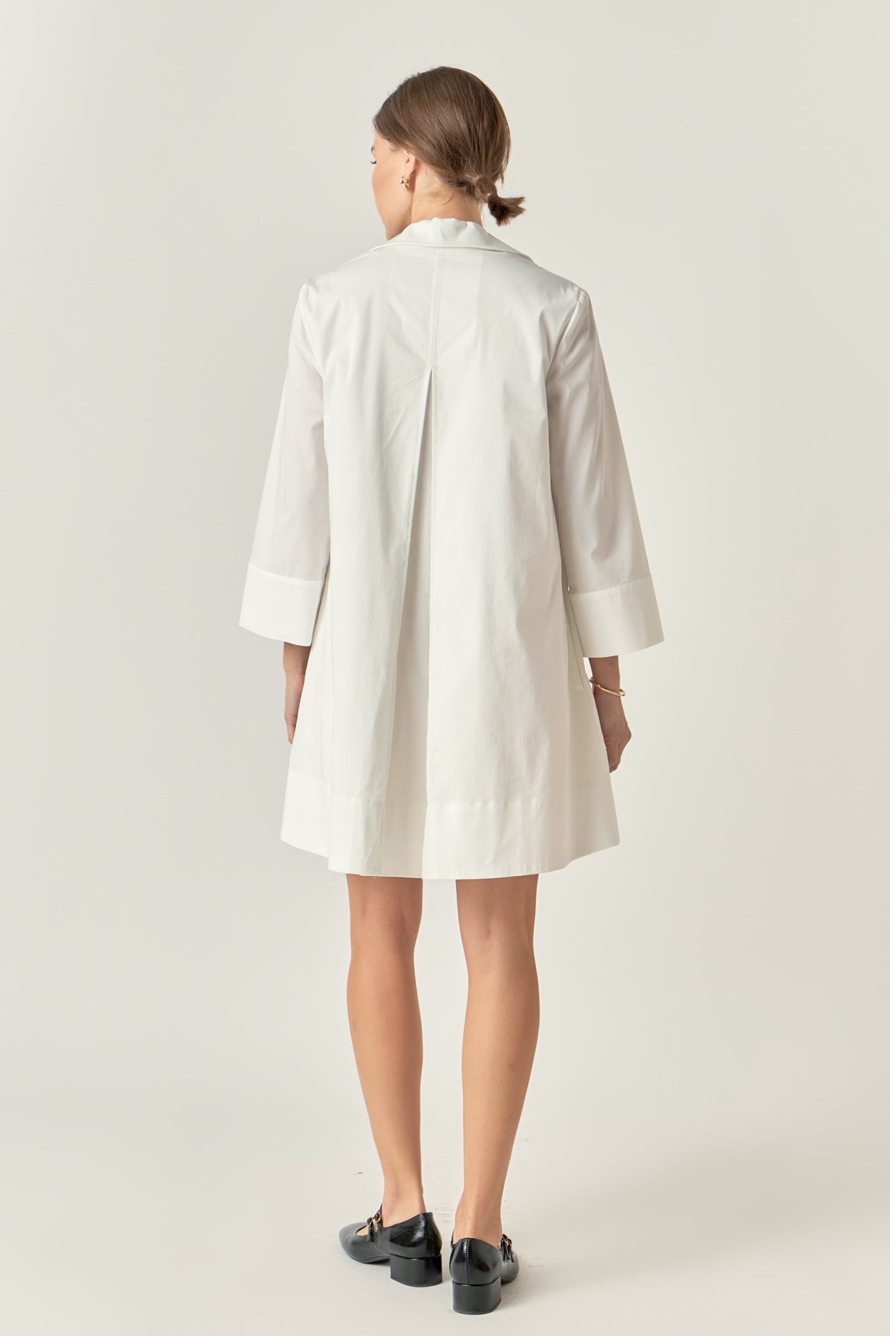 ENGLISH FACTORY - A-Line Kaftan Collar Dress - DRESSES available at Objectrare