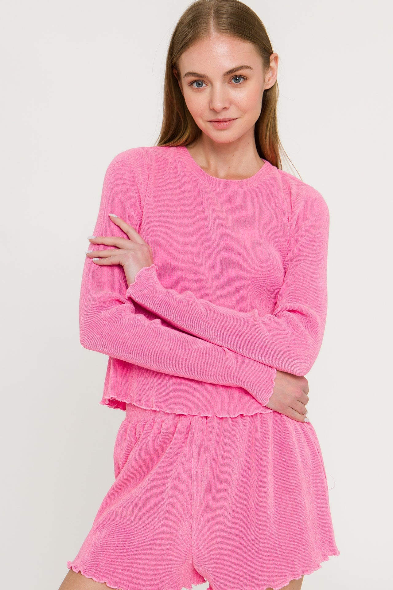 MARSY - Pleated Shorts - SHORTS available at Objectrare