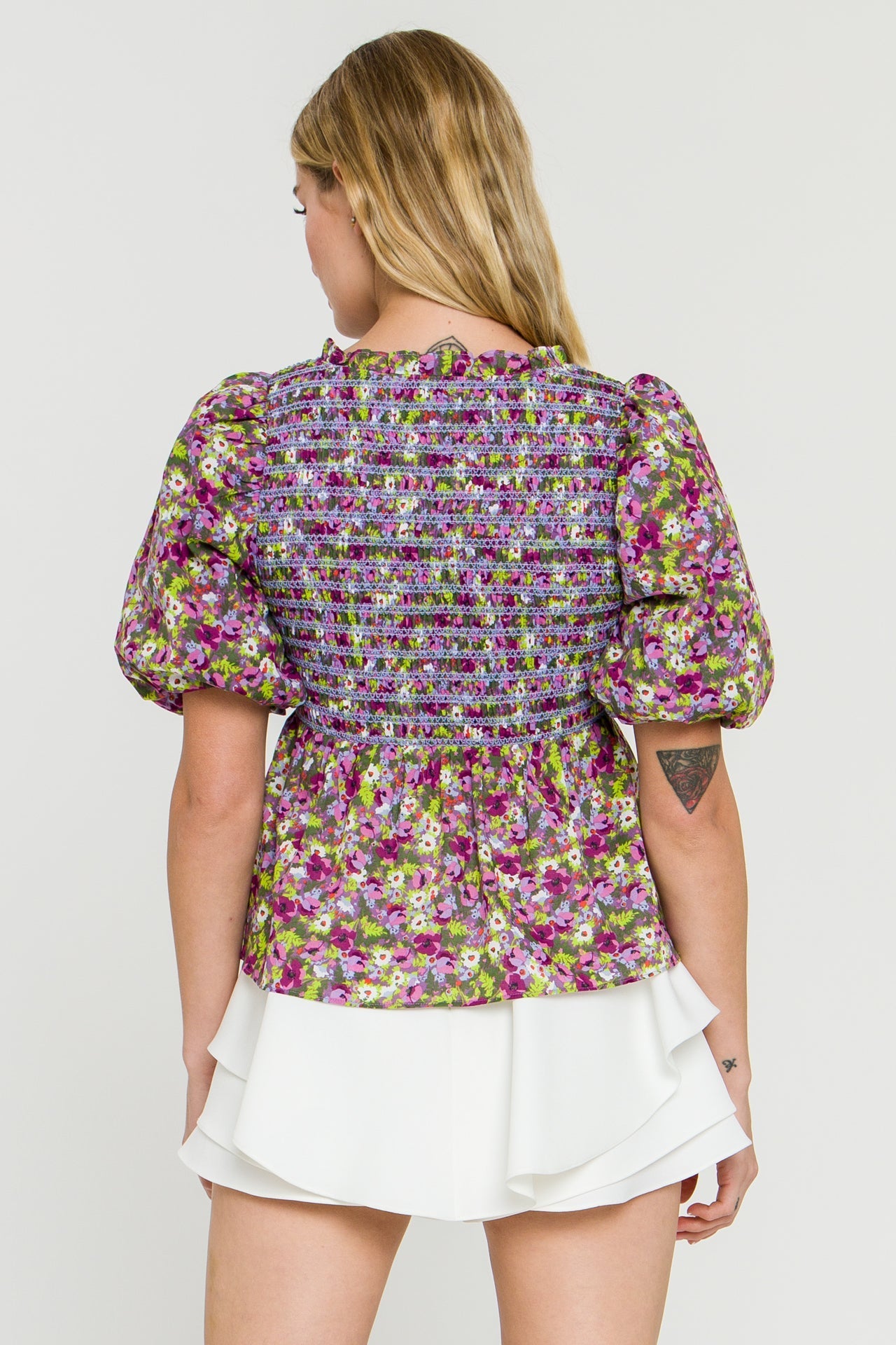 ENGLISH FACTORY - WOMEN WOVEN SQUARE NECK BLOUSE - TOPS available at Objectrare