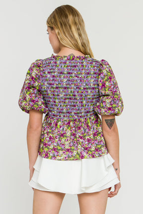 ENGLISH FACTORY - English Factory - WOMEN WOVEN SQUARE NECK BLOUSE - TOPS available at Objectrare