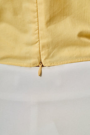 ENDLESS ROSE - Puff Sleeve Crop Top - TOPS available at Objectrare