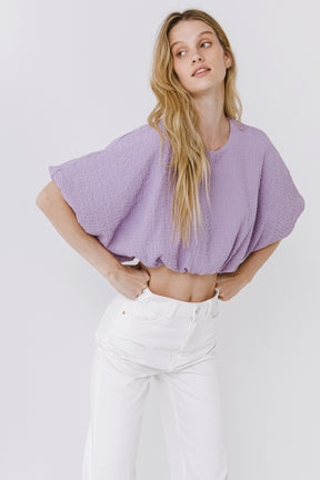 ENDLESS ROSE - Endless Rose - Voluminous Cropped Top - TOPS available at Objectrare