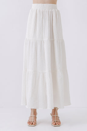 Tiered Maxi Skirt