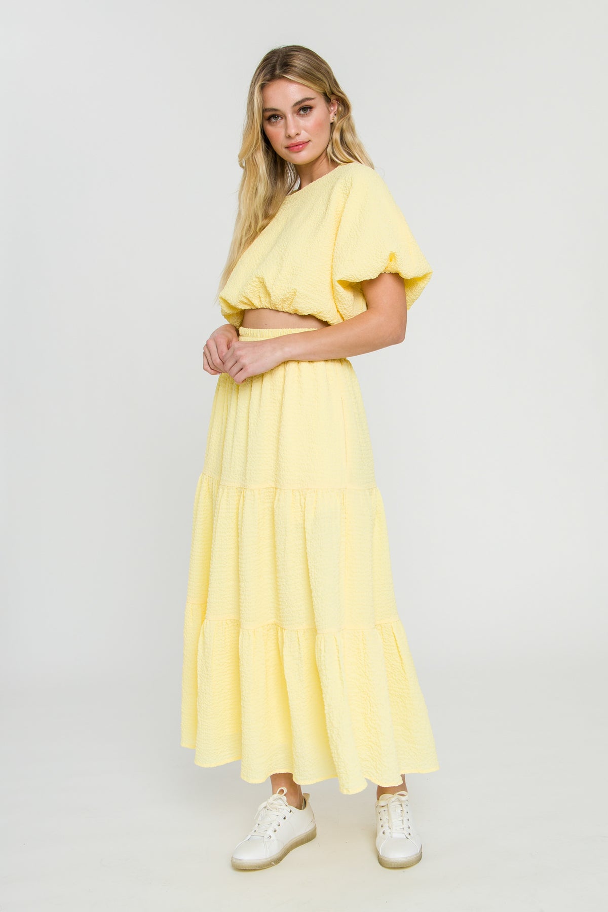 Tiered Maxi Skirt