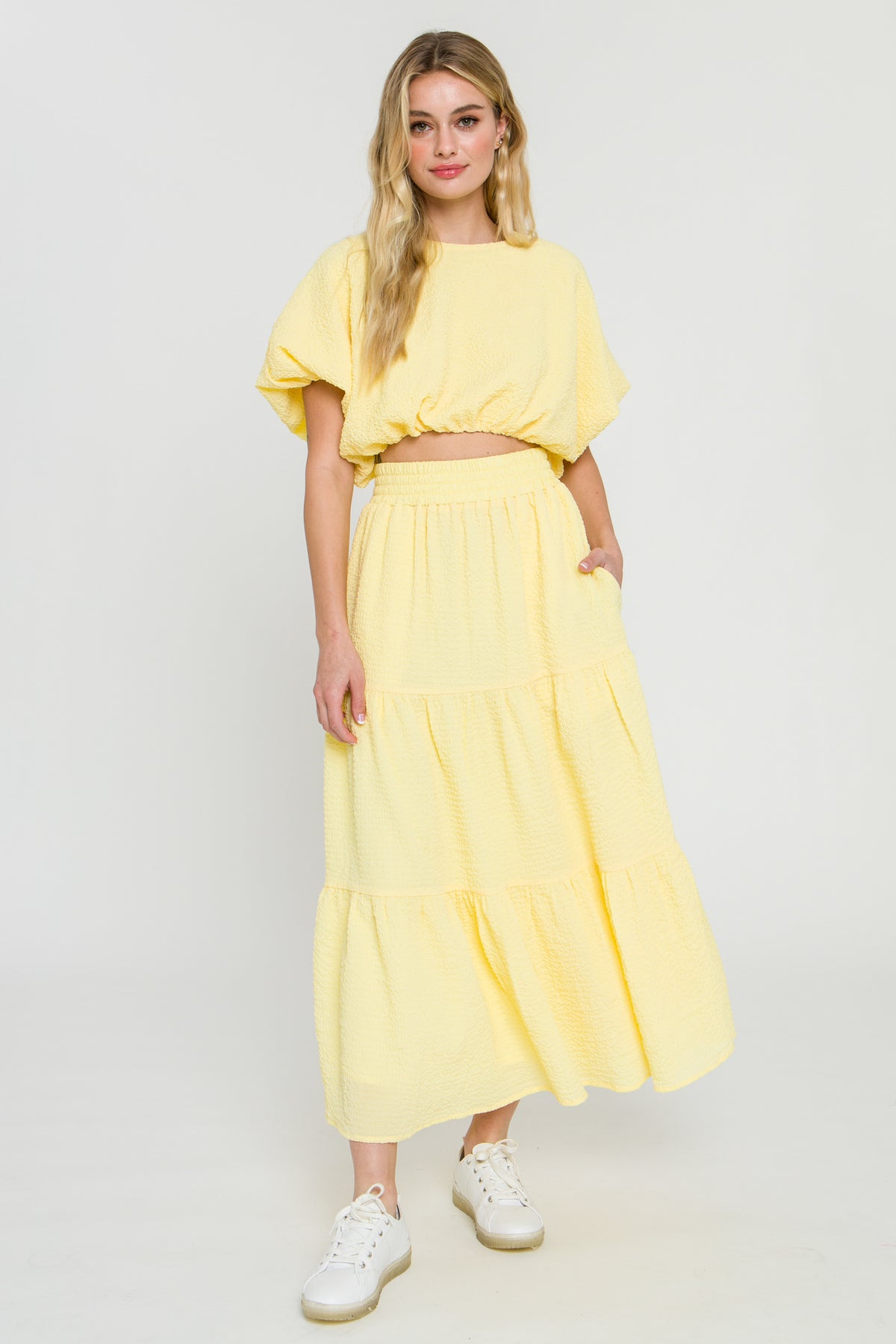 Tiered Maxi Skirt