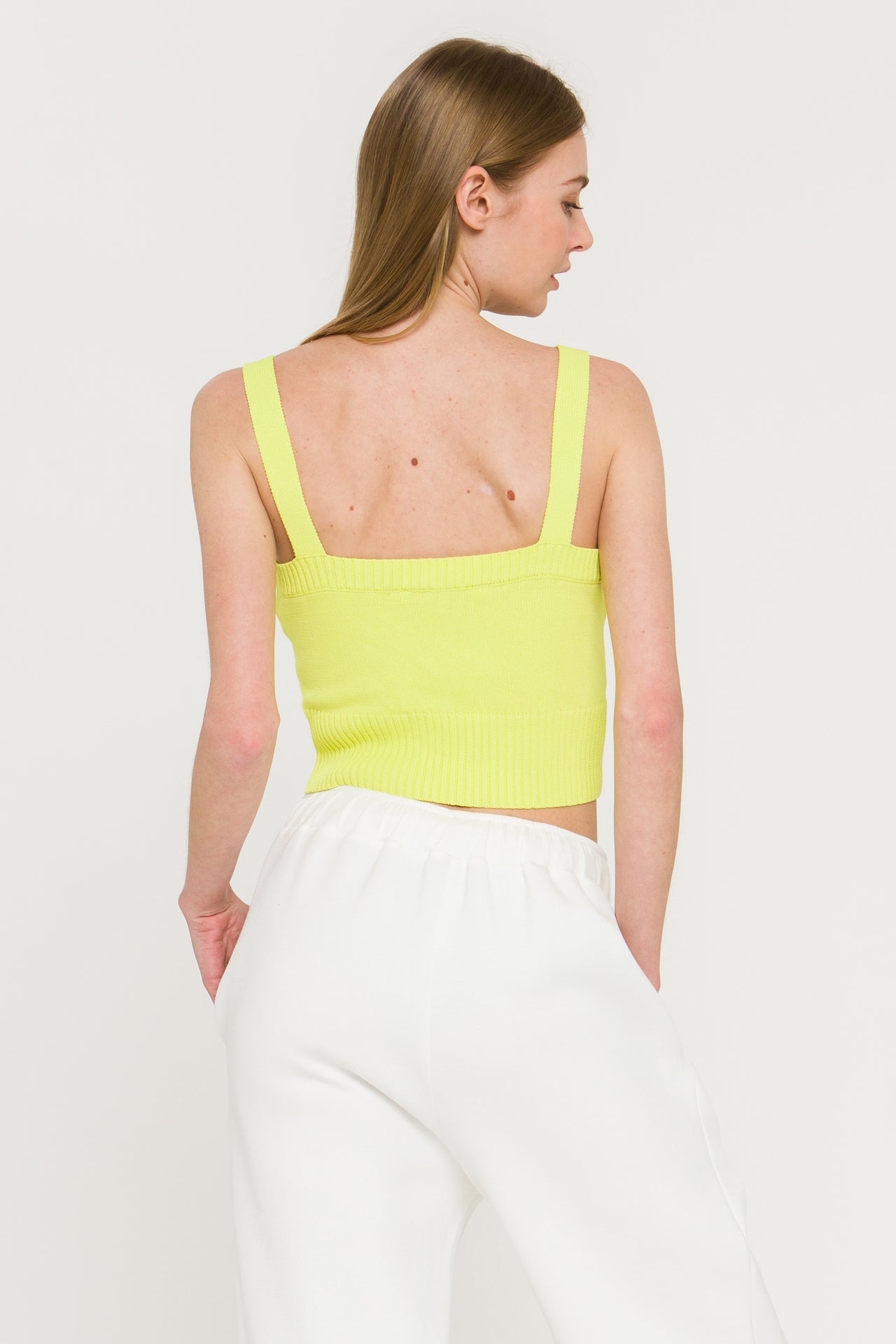 ENDLESS ROSE - Ribbed Crop Top - SWEATERS & KNITS available at Objectrare