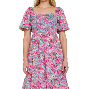 FREE THE ROSES - Floral Print Maxi Dress - DRESSES available at Objectrare