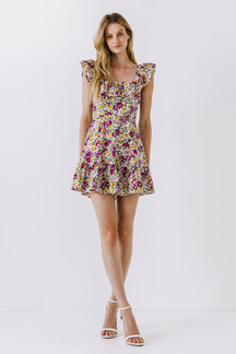 ENDLESS ROSE - Endless Rose - Floral Print Ruffled Dress - DRESSES available at Objectrare