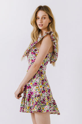 ENDLESS ROSE - Endless Rose - Floral Print Ruffled Dress - DRESSES available at Objectrare