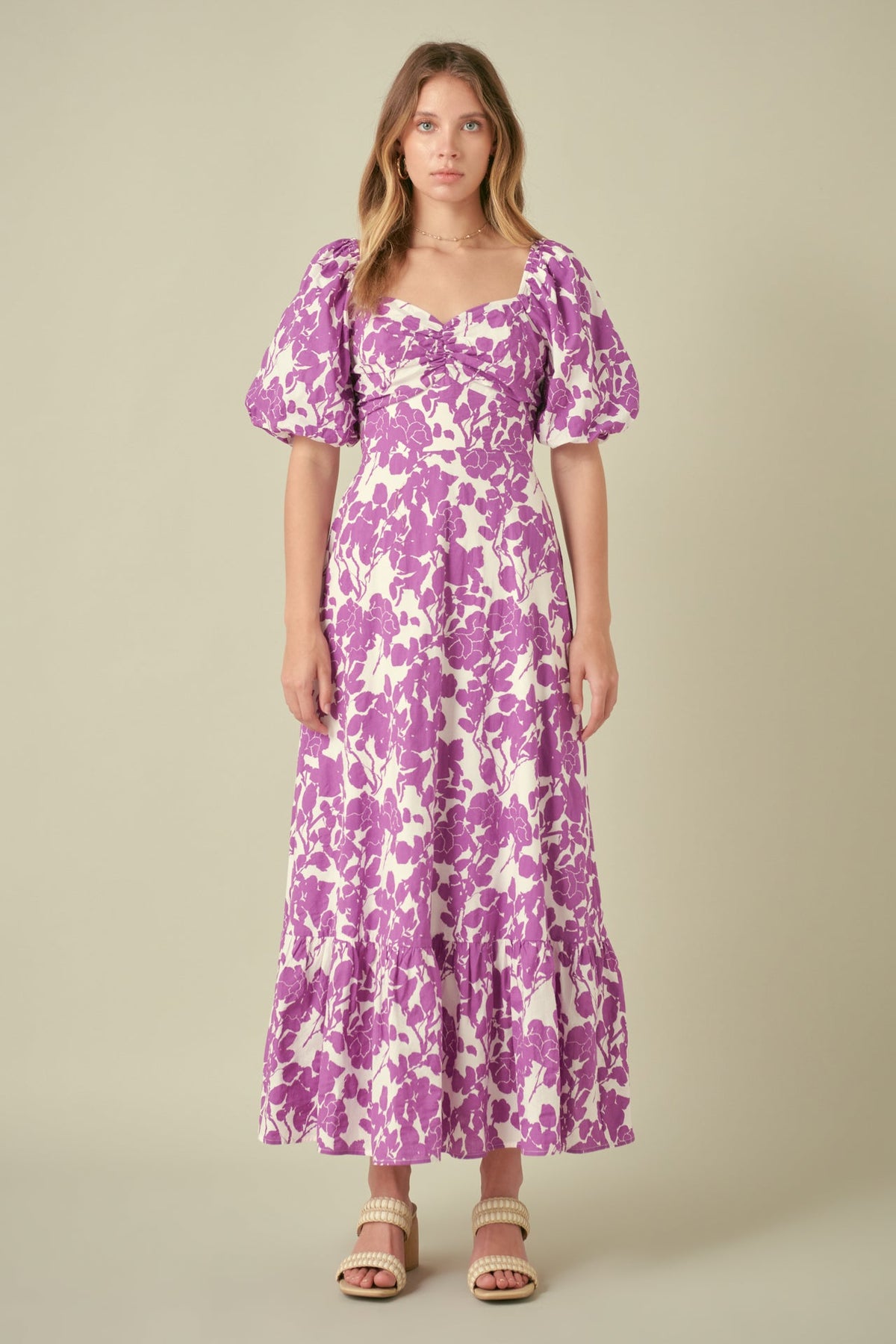 FREE THE ROSES - Free The Roses - Floral Print Maxi Dress - DRESSES available at Objectrare