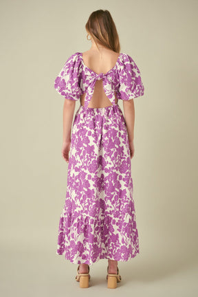 FREE THE ROSES - Free The Roses - Floral Print Maxi Dress - DRESSES available at Objectrare