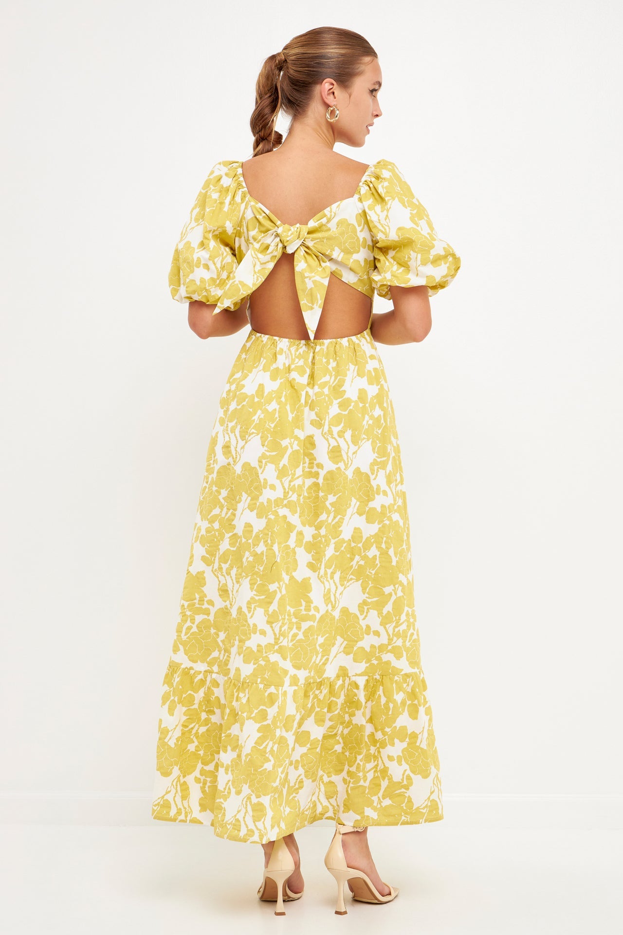 Free The Rose - Floral Print Maxi Dress