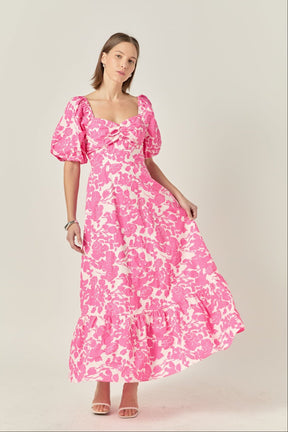 ENGLISH FACTORY - Floral Print Maxi Dress - DRESSES available at Objectrare