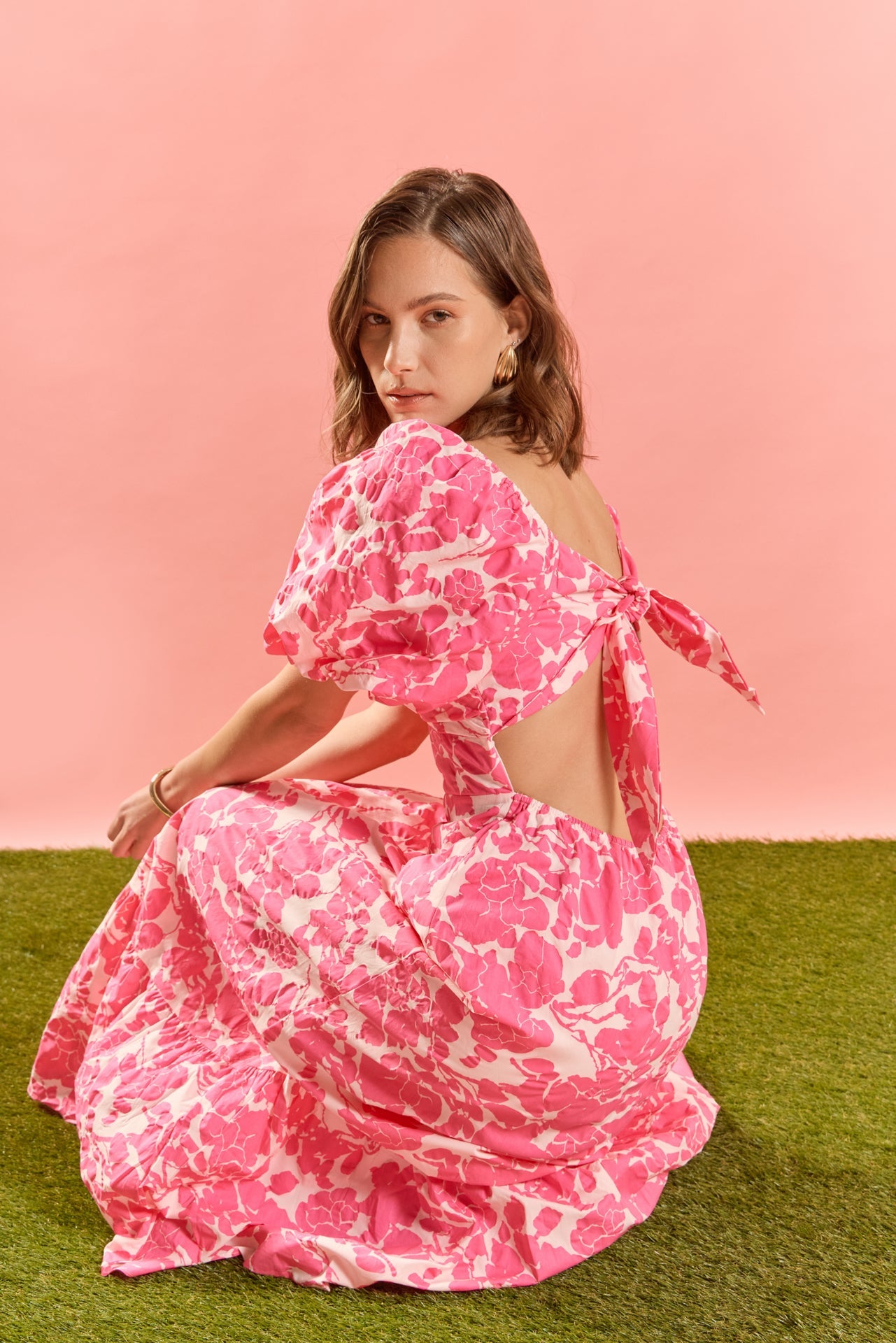 Floral Print Maxi Dress