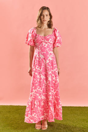 ENGLISH FACTORY - Floral Print Maxi Dress - DRESSES available at Objectrare