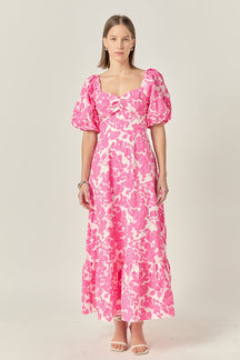 ENGLISH FACTORY - Floral Print Maxi Dress - DRESSES available at Objectrare