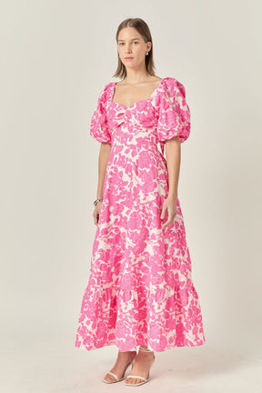 ENGLISH FACTORY - Floral Print Maxi Dress - DRESSES available at Objectrare