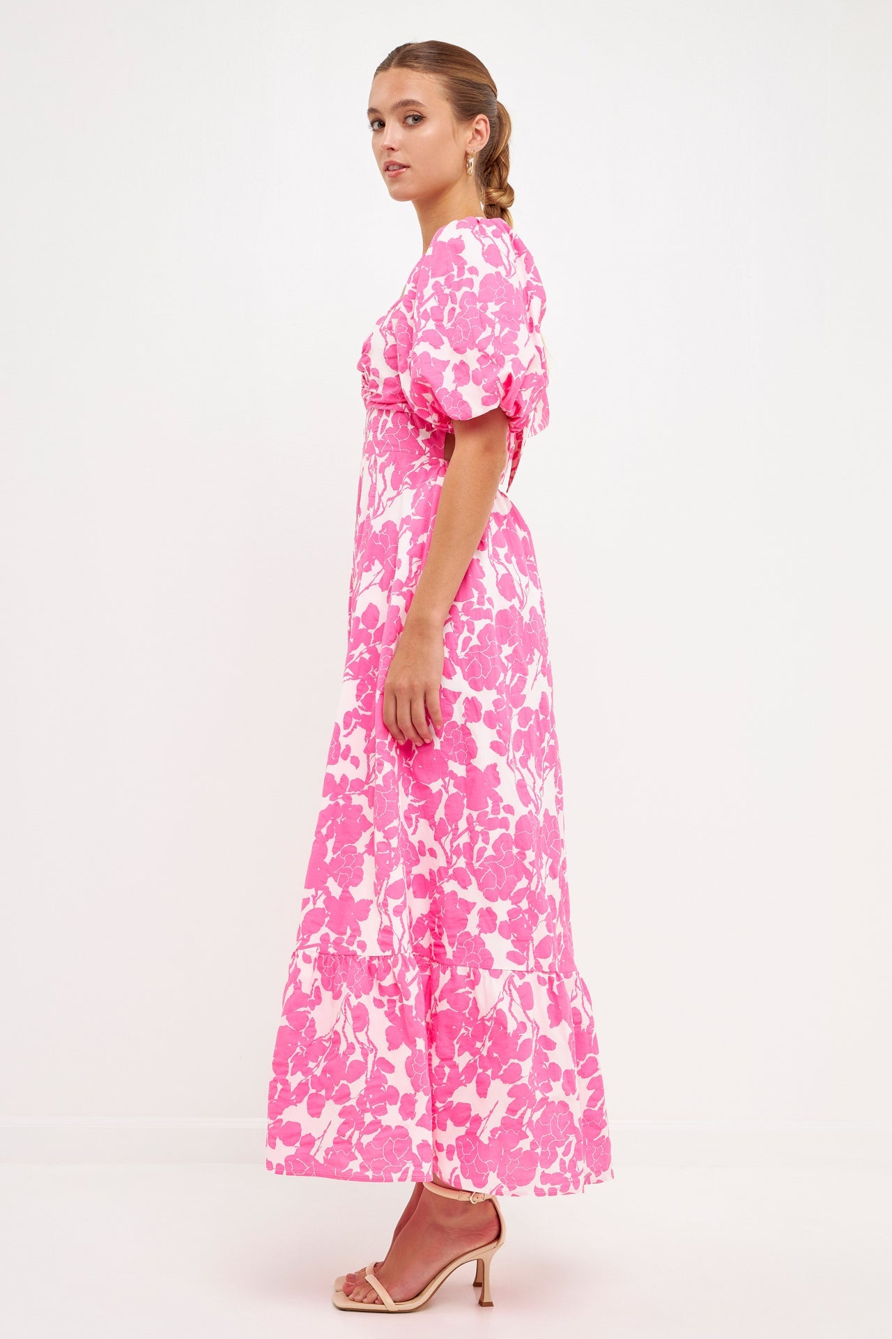 FREE THE ROSES - Free The Rose - Floral Print Maxi Dress - DRESSES available at Objectrare