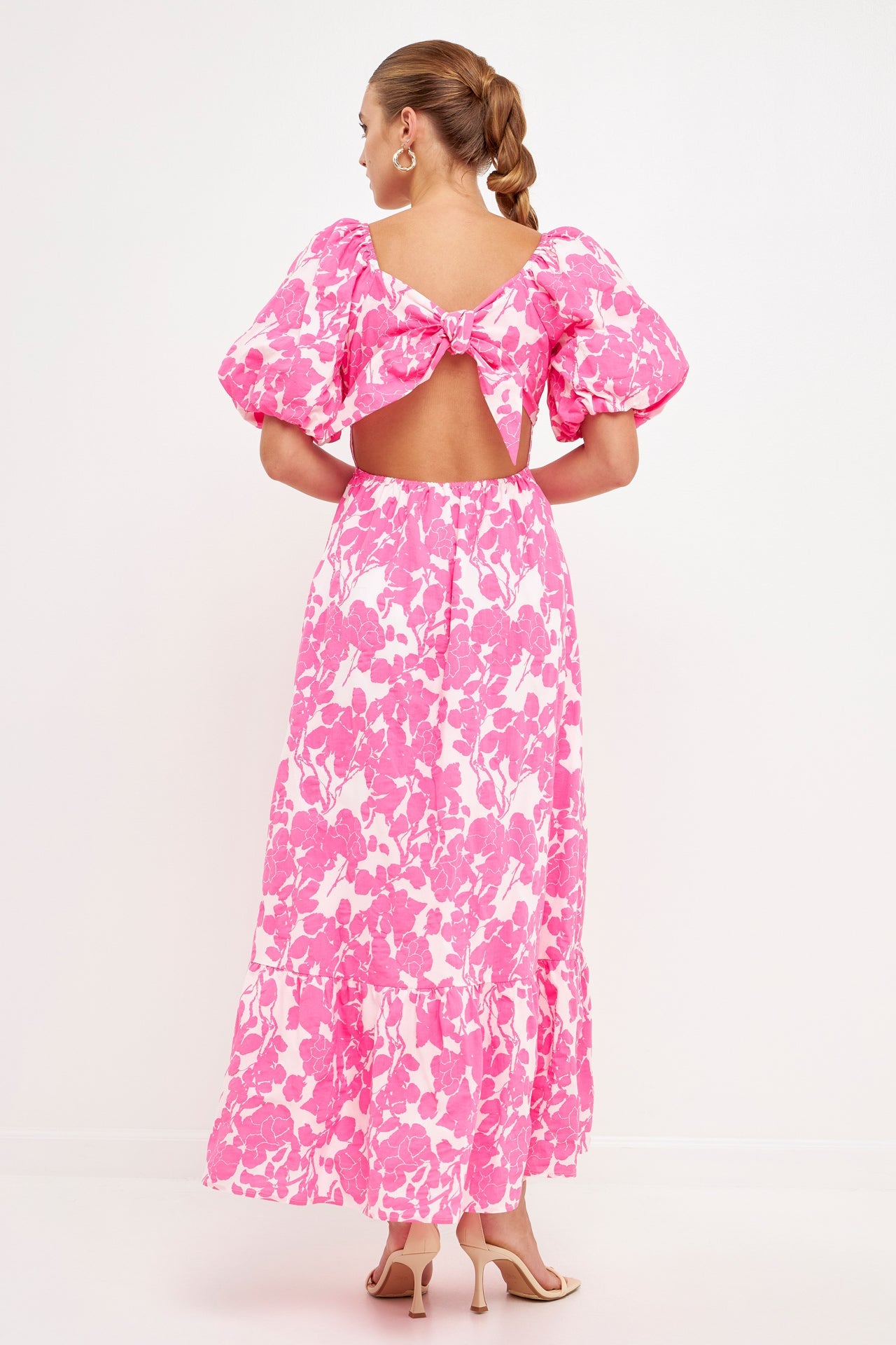 FREE THE ROSES - Free The Rose - Floral Print Maxi Dress - DRESSES available at Objectrare