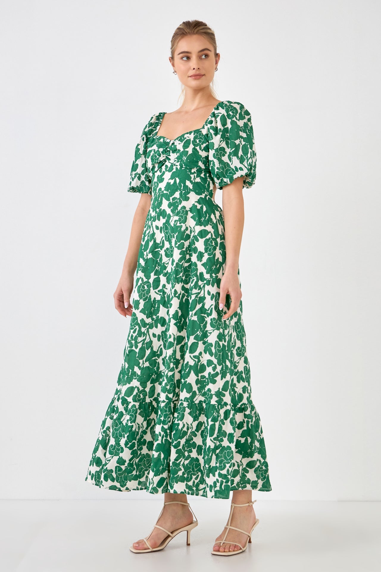 FREE THE ROSES - Free The Rose - Floral Print Maxi Dress - DRESSES available at Objectrare