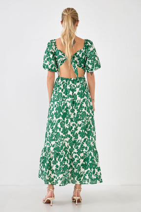 FREE THE ROSES - Free The Roses - Floral Print Maxi Dress - DRESSES available at Objectrare