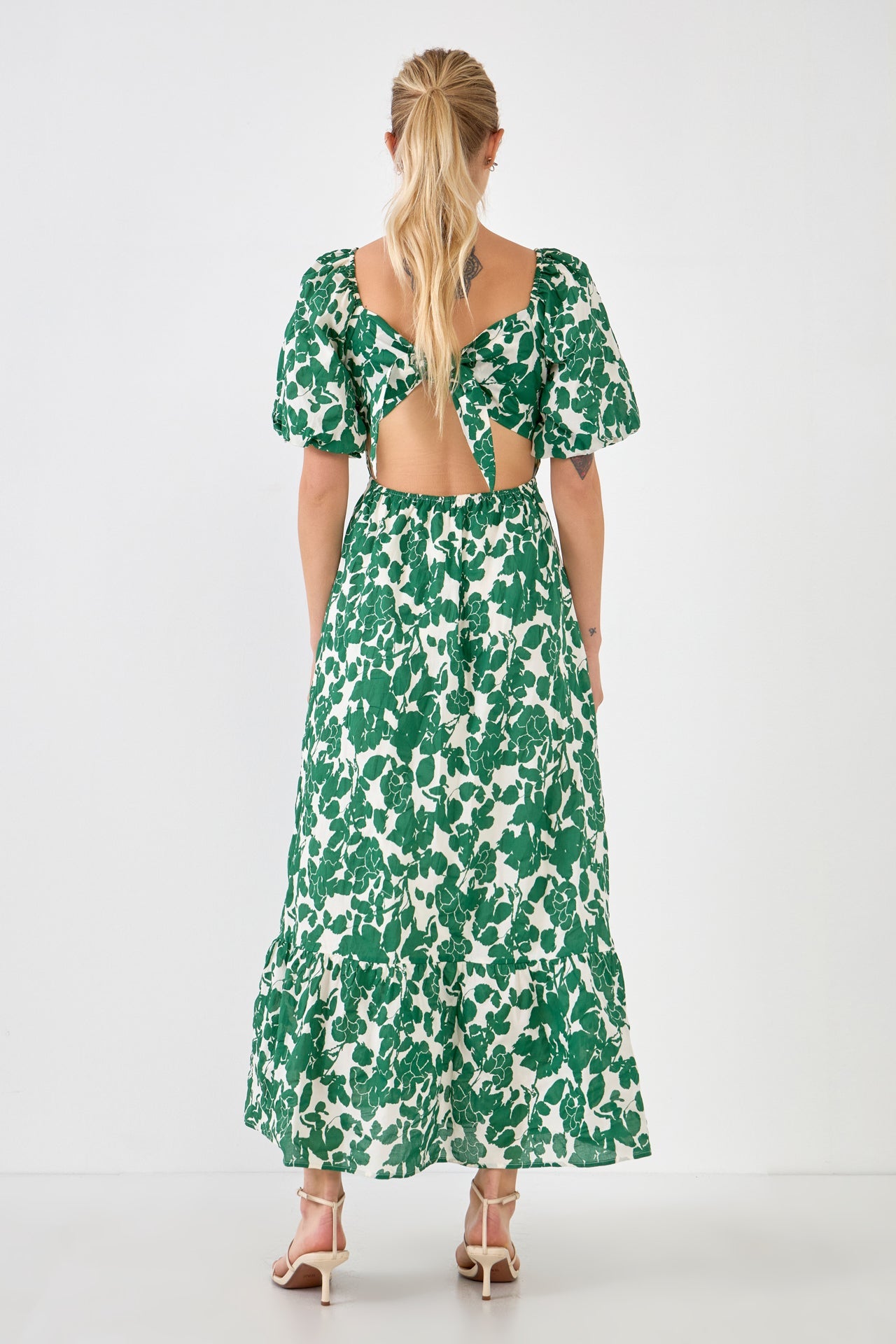 FREE THE ROSES - Free The Rose - Floral Print Maxi Dress - DRESSES available at Objectrare