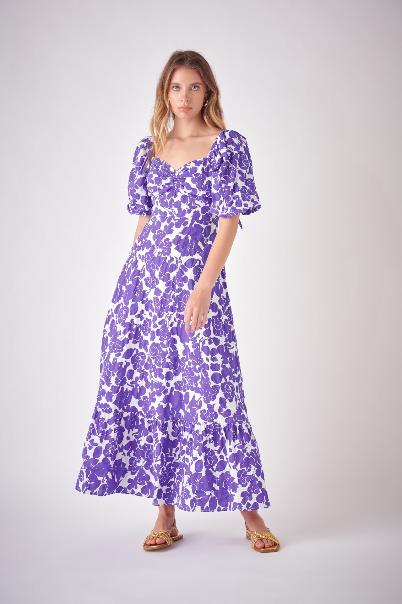 free the roses floral print maxi dress Free The Roses