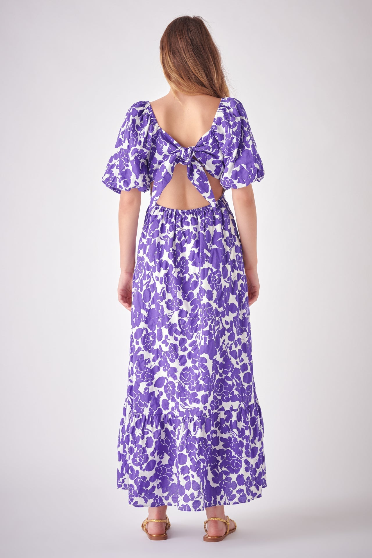 FREE THE ROSES - Free The Rose - Floral Print Maxi Dress - DRESSES available at Objectrare