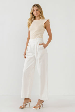 GREY LAB - Wrapped Detail Jean - JEANS available at Objectrare