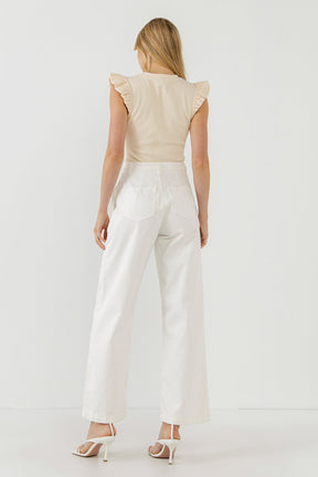 GREY LAB - Wrapped Detail Jean - JEANS available at Objectrare