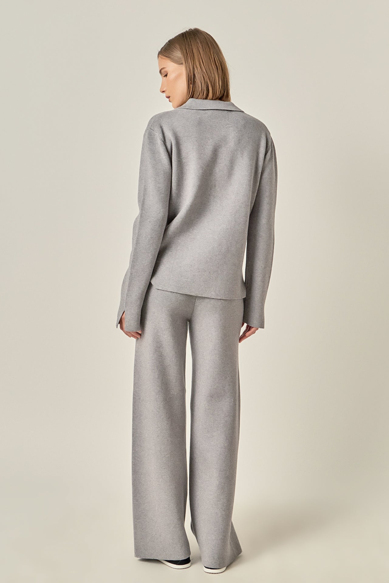 ENGLISH FACTORY - Collared Knit Sweater - SWEATERS & KNITS available at Objectrare