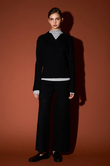 ENGLISH FACTORY - English Factory - Knit Wide Pants - PANTS available at Objectrare