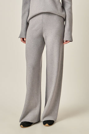 ENGLISH FACTORY - Knit Wide Pants - PANTS available at Objectrare
