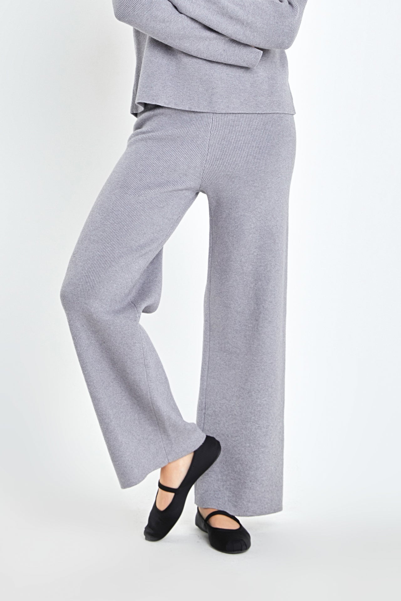 ENGLISH FACTORY - English Factory - Knit Wide Pants - PANTS available at Objectrare