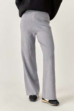 ENGLISH FACTORY - Knit Wide Pants - PANTS available at Objectrare
