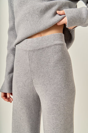 ENGLISH FACTORY - Knit Wide Pants - PANTS available at Objectrare