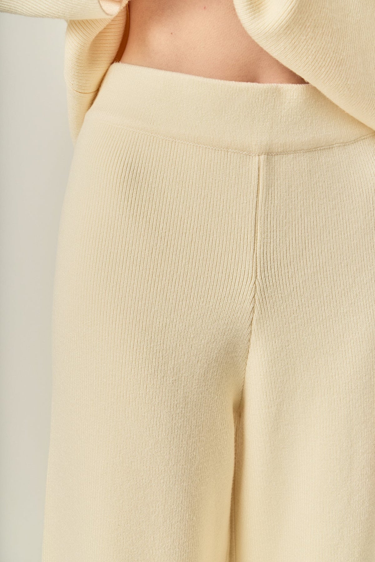 ENGLISH FACTORY - Knit Wide Pants - PANTS available at Objectrare