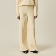 ENGLISH FACTORY - Knit Wide Pants - PANTS available at Objectrare