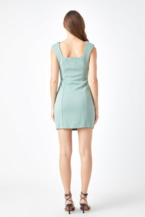 ENDLESS ROSE - Cap Sleeve Knit Dress - DRESSES available at Objectrare