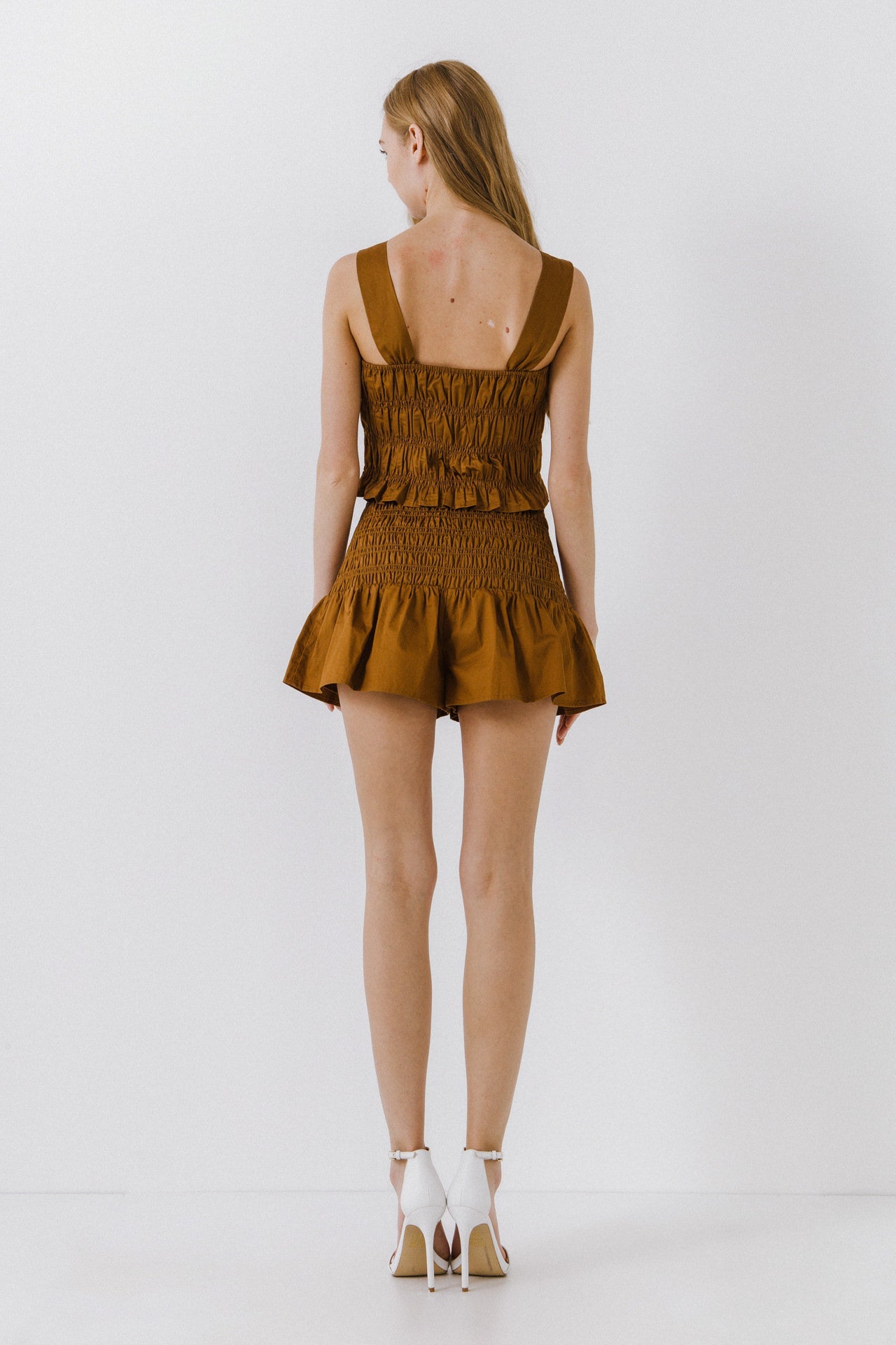 ENDLESS ROSE - Smocked Shorts - SHORTS available at Objectrare