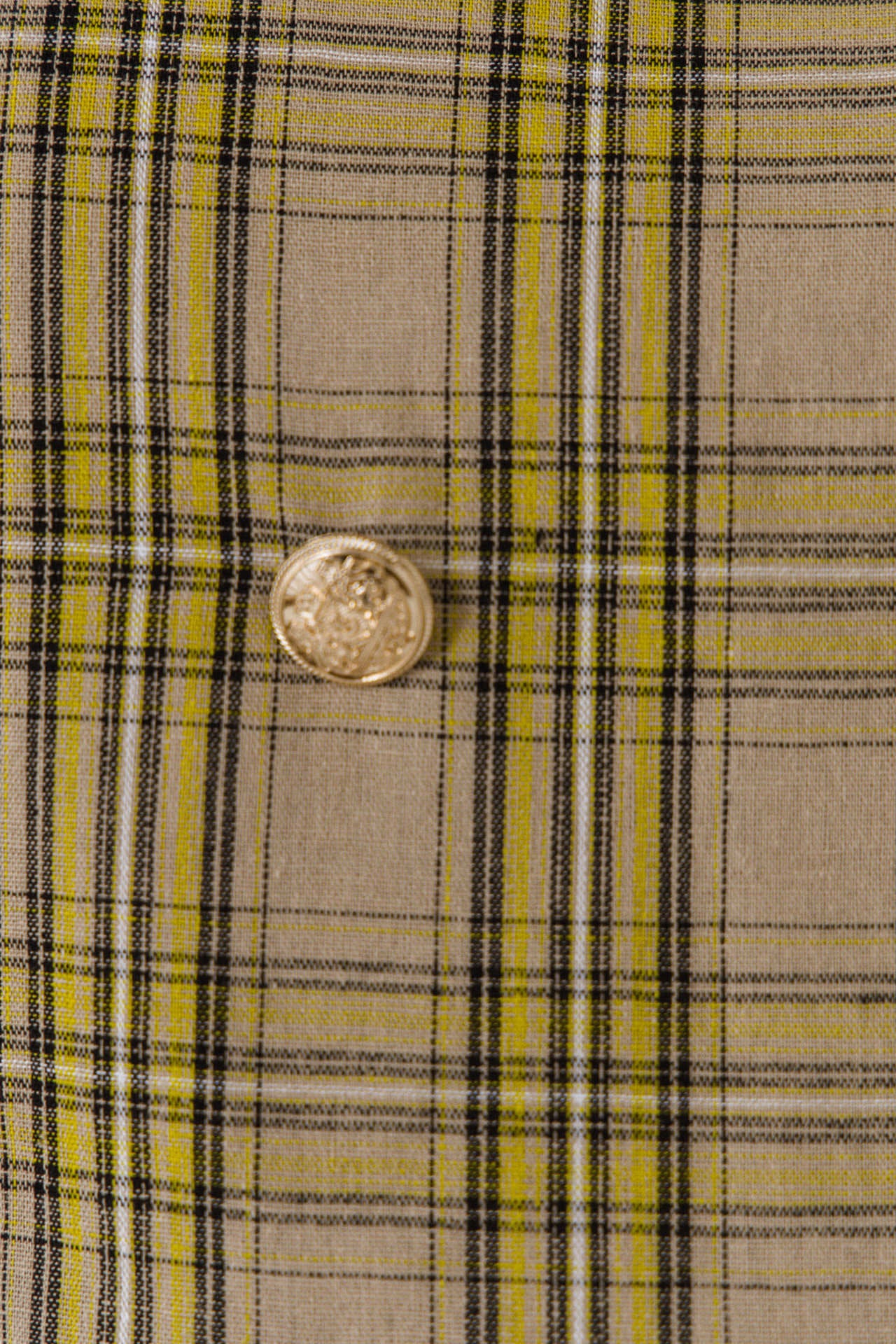 ENGLISH FACTORY - Oversized Collar Check Top - TOPS available at Objectrare