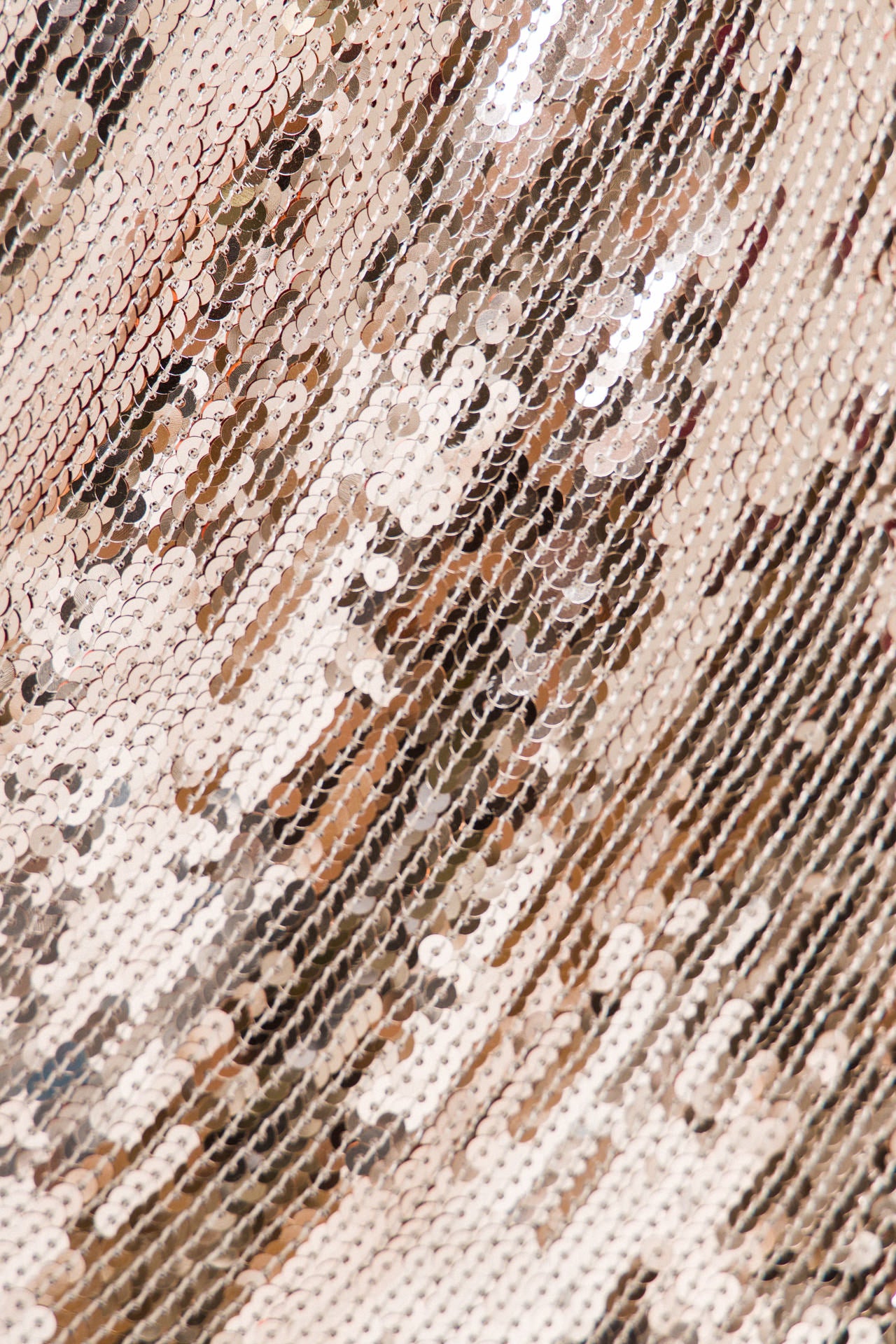 Long Bell Sleeve Sequin Dress