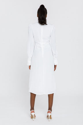 ENDLESS ROSE - Twist Front Midi Dress - DRESSES available at Objectrare