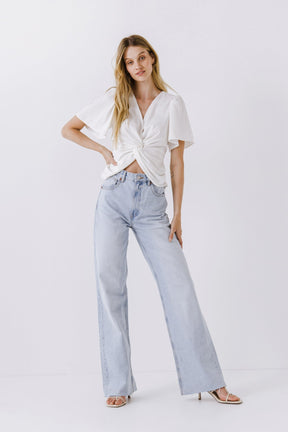 ENDLESS ROSE - Solid Regular Top - TOPS available at Objectrare