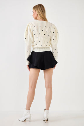 FREE THE ROSES - Free The Roses - Ruffled Skort - SKORTS available at Objectrare