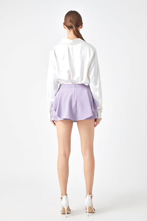 ENDLESS ROSE - Endless Rose - Ruffled Skort - SKORTS available at Objectrare